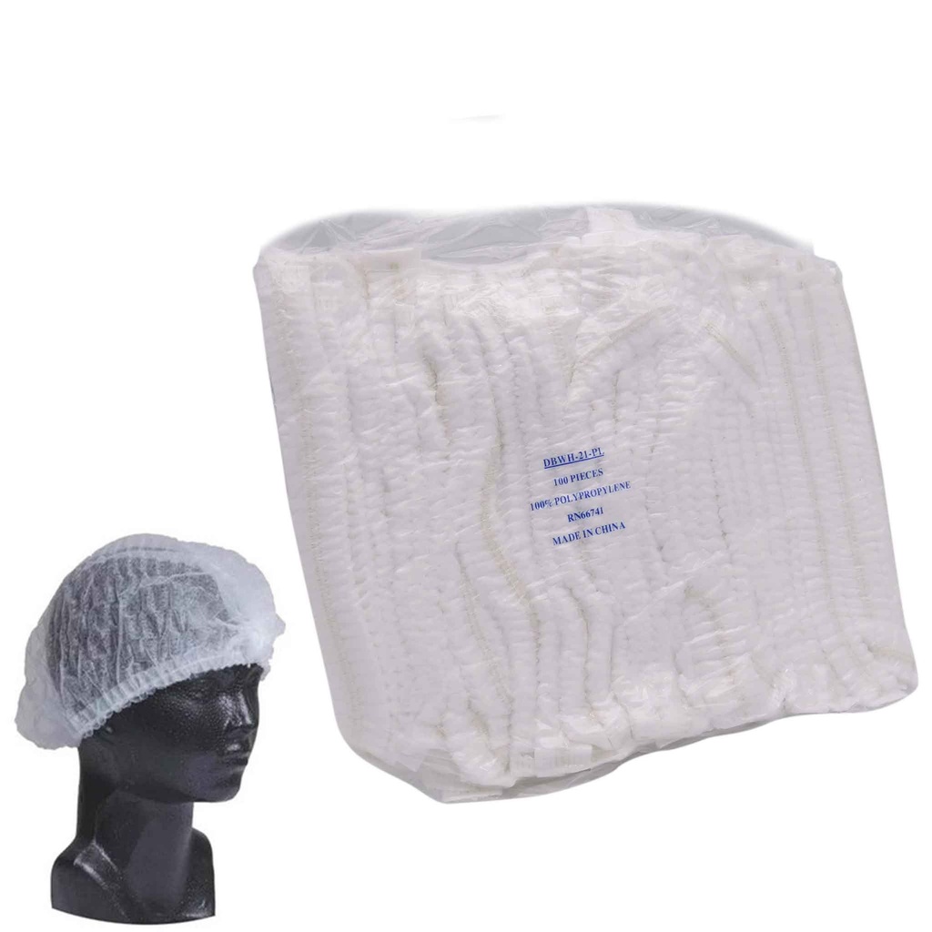 Redecilla Blanca Plisada x 100 unidades