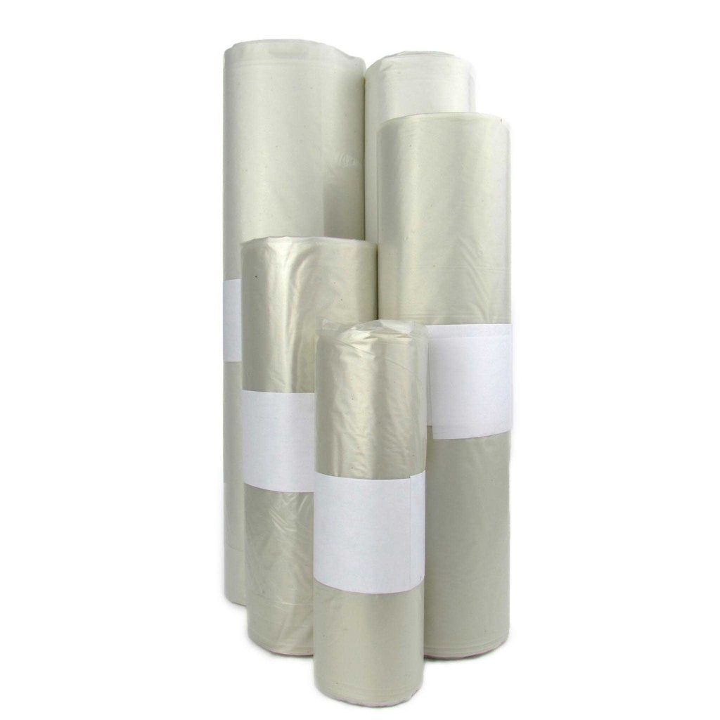 Bolsas de basura transparentes 23x30 (1R/20U) Rollo