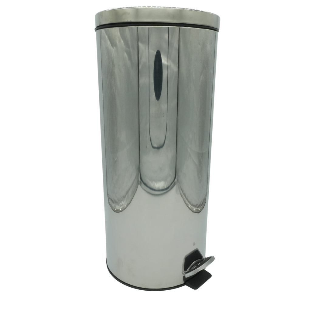 Cesto de basura 32 gal (122 litros) - gris con pedal