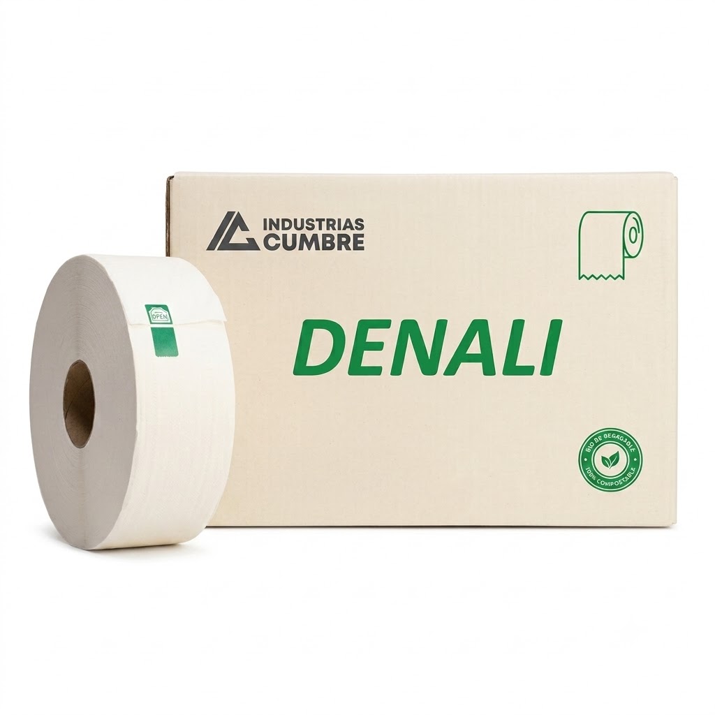 Papel Higiénico 12R/250m Doble Hoja- Denali