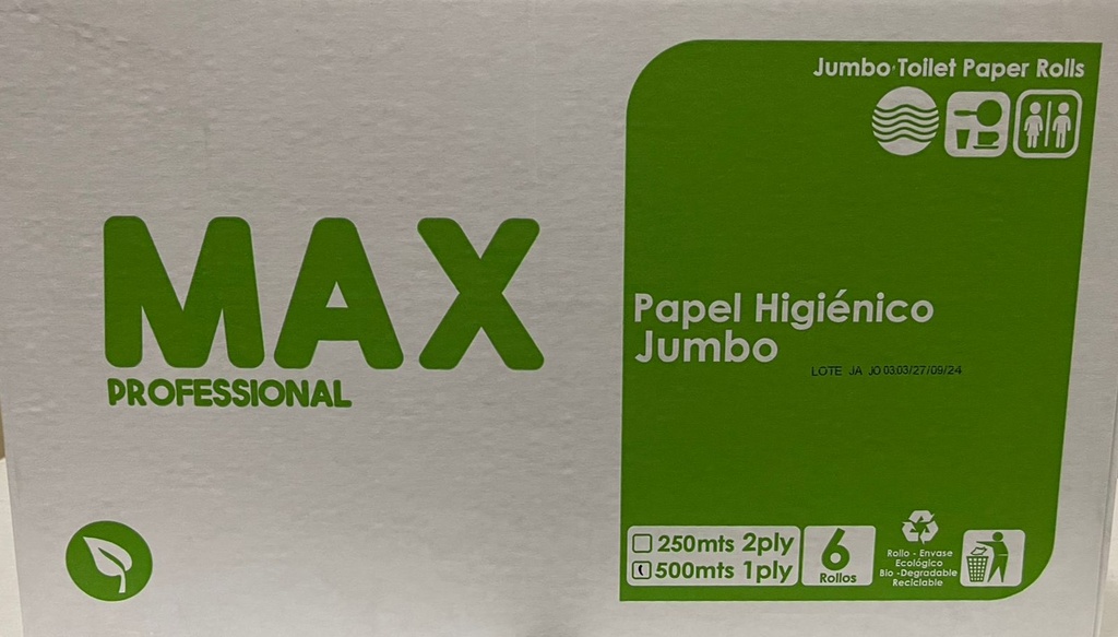 Papel Higiénico 6R/500mts 1ply