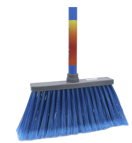 Escoba Super Mia con Palo de Madera Pintado - Azul