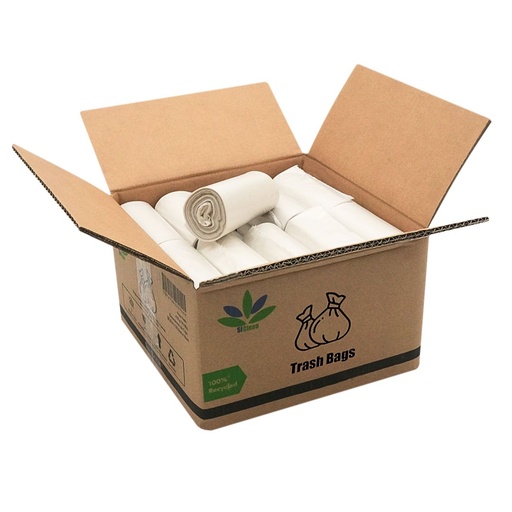 Bolsas de Basura 18x18 transparentes (30 rollos de 25 unidades = 750 uni)