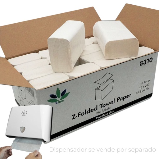 [MEH] Papel Toalla Foliado - 16paq/200h (3200 uni)
