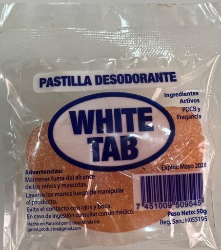 Pastillas White Tab-50gr (c/ alambre)