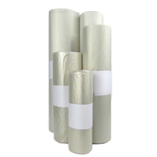 Bolsas de basura 18x18 transparentes ( 1R/25U) Rollo