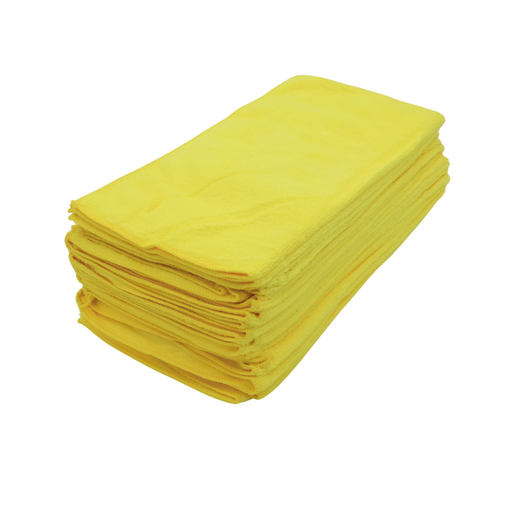 limpión microfibra 40x40 25 unidades color Amarillo
